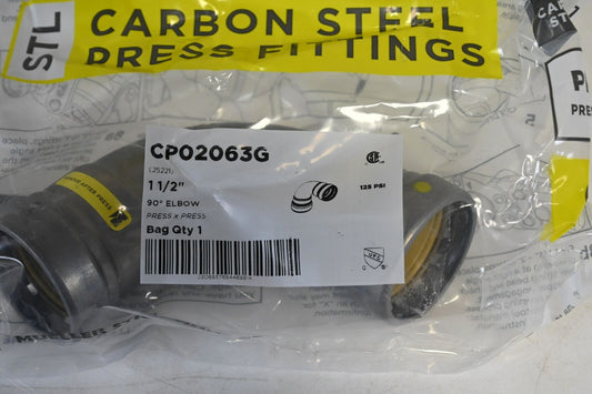 Streamline CP02063G Carbon Steel Press Fittings