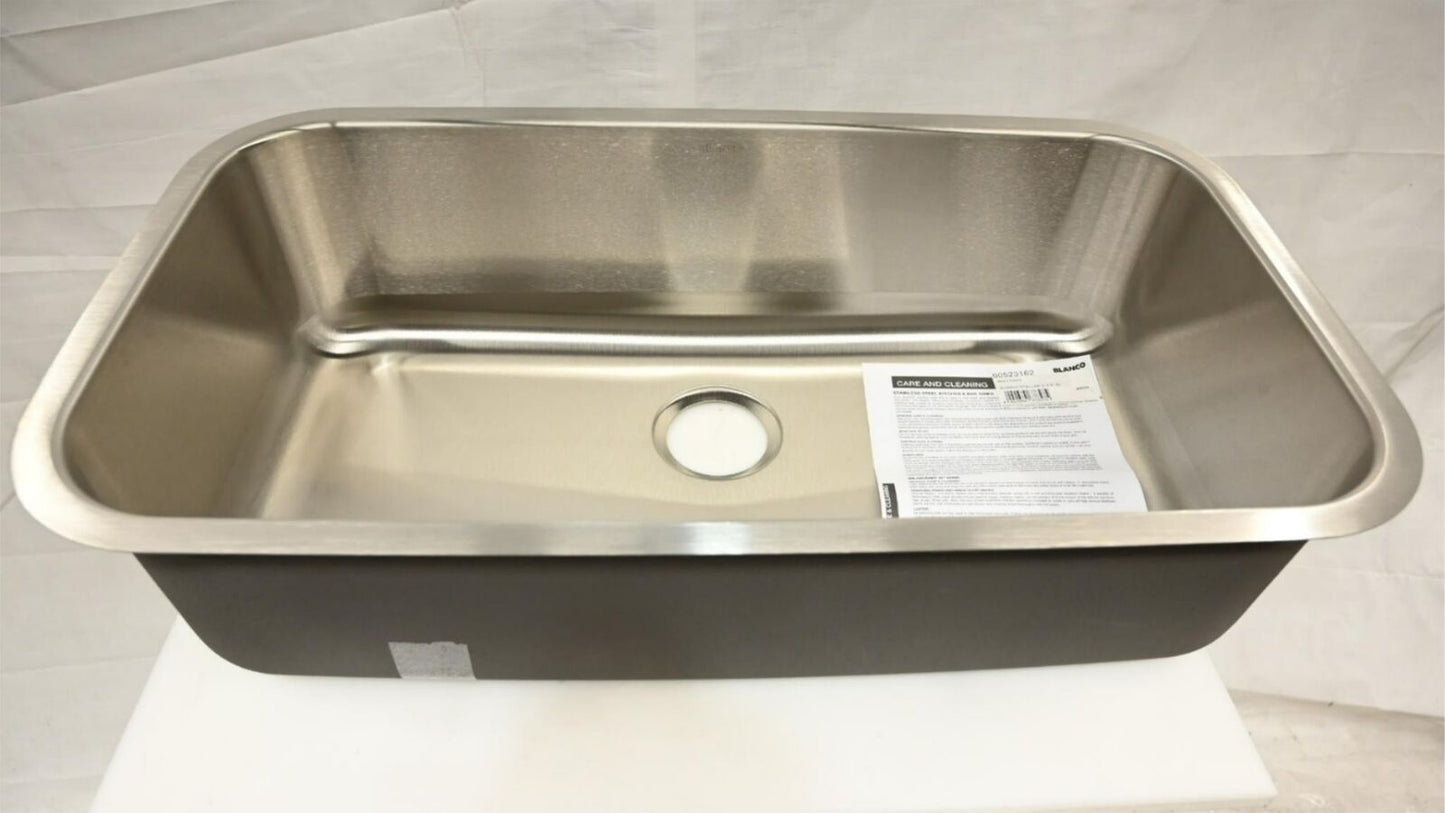 Blanco 442576 Stellar 32" Undermount Single Basin Stainless Steel Kitchen Sink