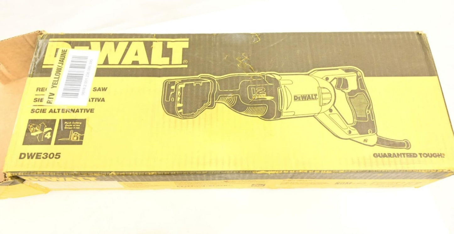 Dewalt DWE305 1-1/8" 12 Amp Corded Variable Speed Reciprocating Saw