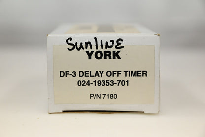 Watsco DF-3 York Delay Off Timer (024-19353-701)